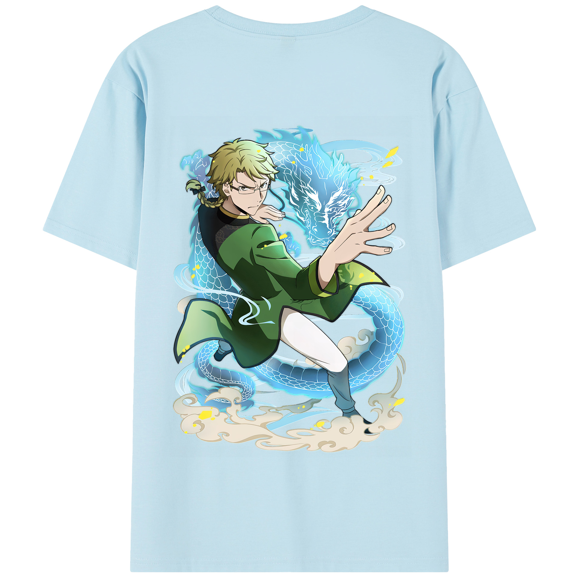 （画像用） 文豪ストレイドッグス Bungo Stray Dogs 綿100％半袖Tシャツ（背面プリント）